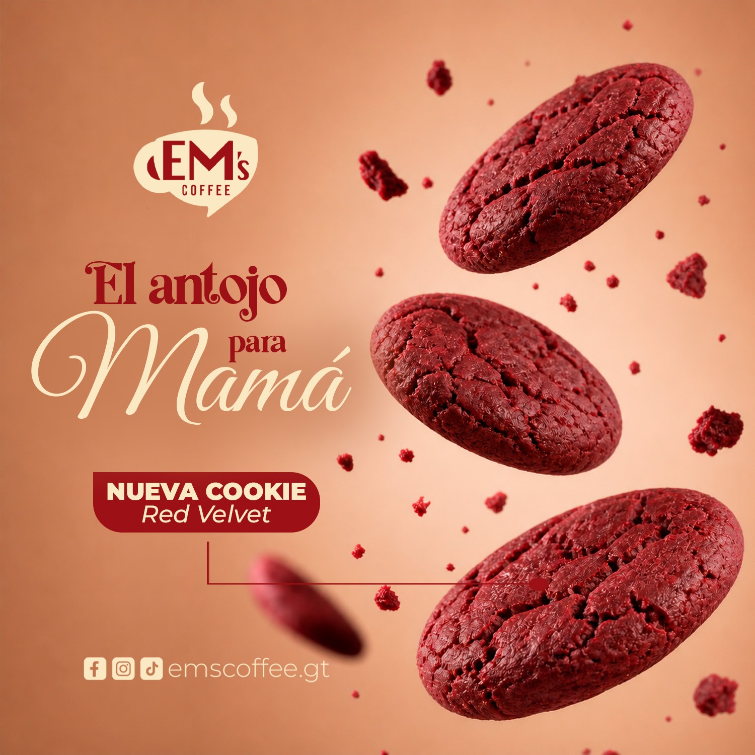 Clientes disfrutando EM's Coffee